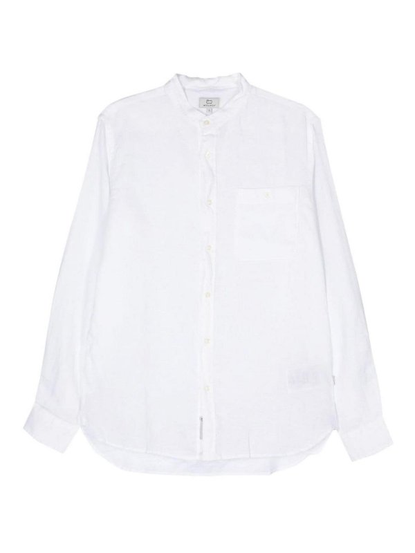 WOOLRICH: Chemises - Chemise - Blanc