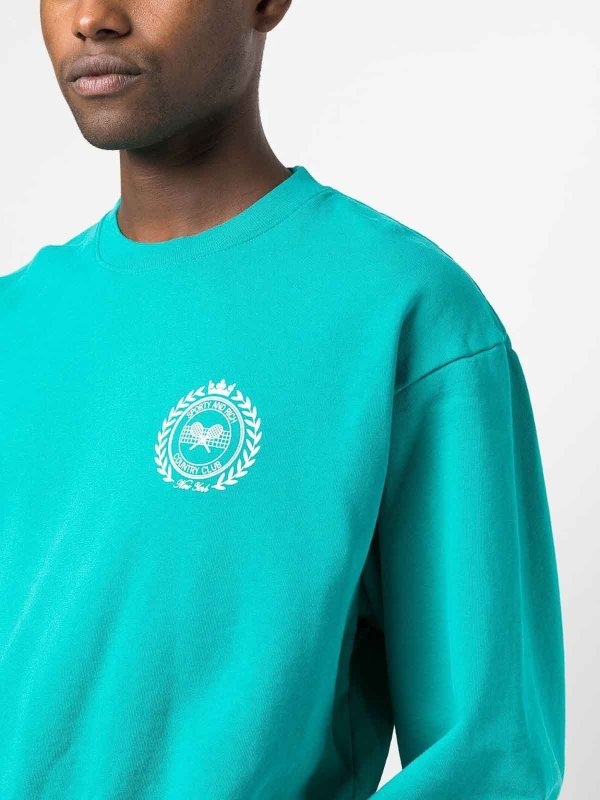 The Best Shops SPORTY & RICH: スウェット＆セーター - スウェットシャツ/セーター - ライトブルー