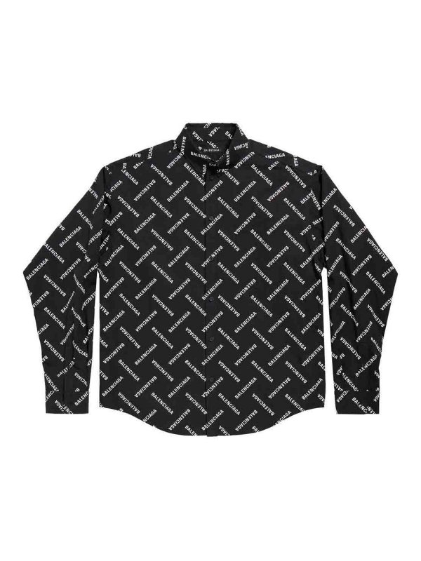 BALENCIAGA: shirts - Print Shirt