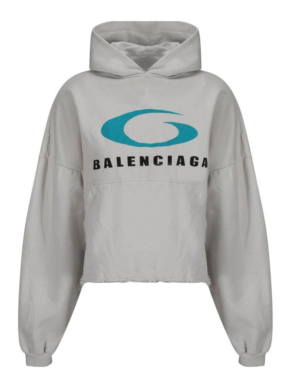 BALENCIAGA: Sweatshirts und Pullover - Sweatshirt - Schwarz
