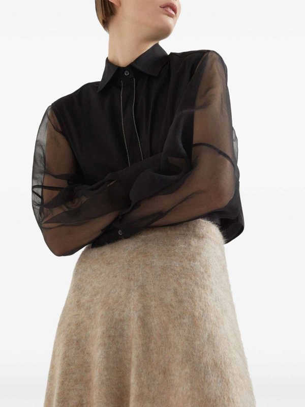 BRUNELLO CUCINELLI: Knee length skirts & Midi online - Waisted Midi Skirt