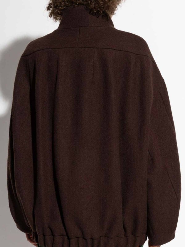 The Best Shops DRIES VAN NOTEN: bombers - Wool Bomber Jacket