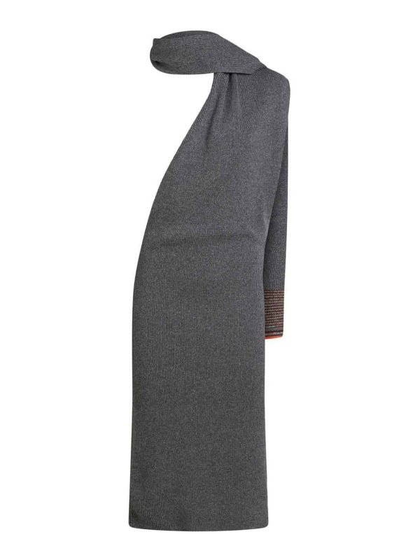 ETRO: Vestidos media pierna - Vestido Midi - Gris