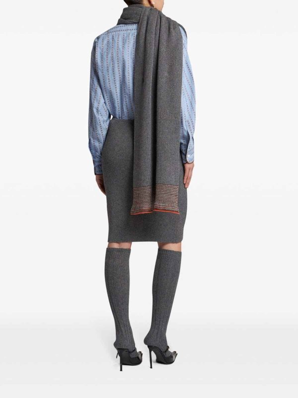 The Best Shops ETRO: Vestido Midi - Gris