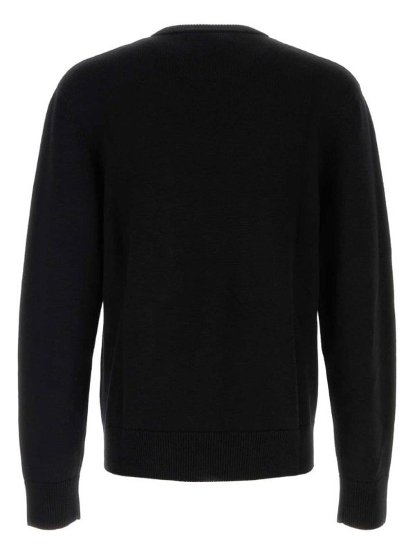 GIVENCHY: crew necks online - Front Logo Wool Jumper