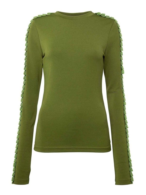 J.W. ANDERSON: Tops & Débardeurs - Top - Vert