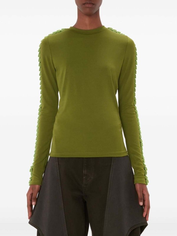 J.W. ANDERSON: Tops & Débardeurs online - Top - Vert