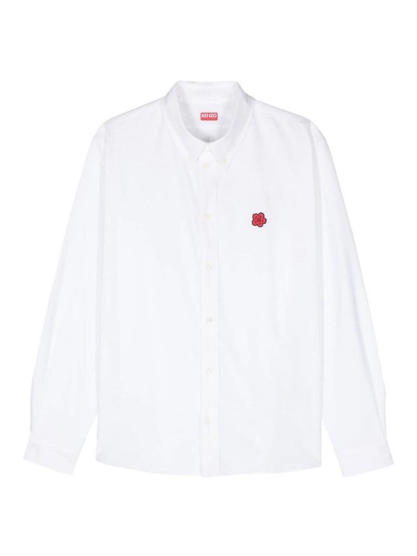 KENZO: Hemden - Hemd - Weiß