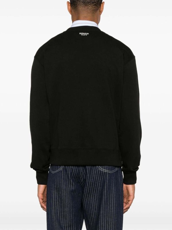 The Best Shops KENZO: Sweatshirts & Sweaters - Patch Cotton Sweatshirt