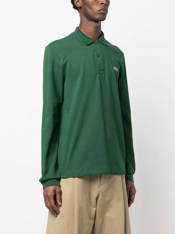 Patch Cotton Polo Shirt shop online: LACOSTE
