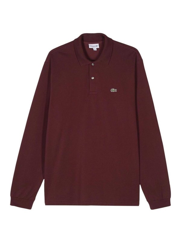 LACOSTE: polo shirts - Patch Polo Shirt