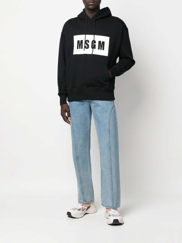m.s.g.m.: Sweatshirts & Sweaters online - Front Logo Hoodie