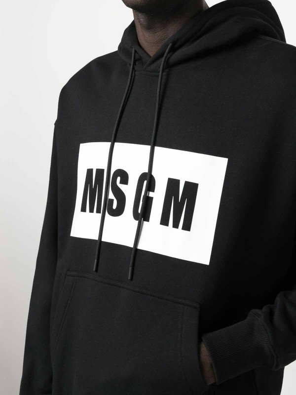 The Best Shops m.s.g.m.: Sweatshirts & Sweaters - Front Logo Hoodie