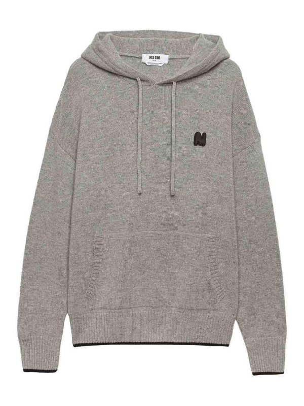 m.s.g.m.: Sweatshirts und Pullover - Sweatshirt - Grau