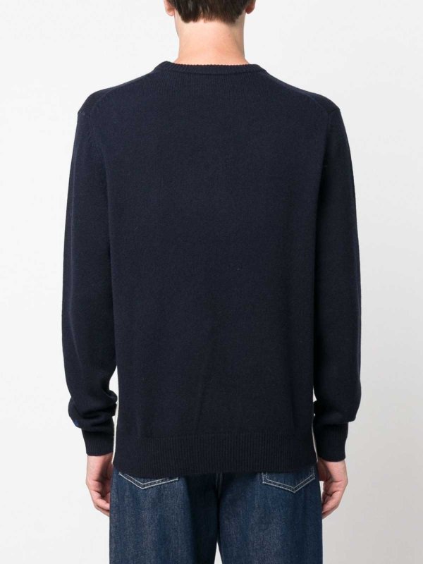 The Best Shops MC2 SAINT BARTH: Suéteres con cuello pico - Suéter Cuello Redondo - Negro