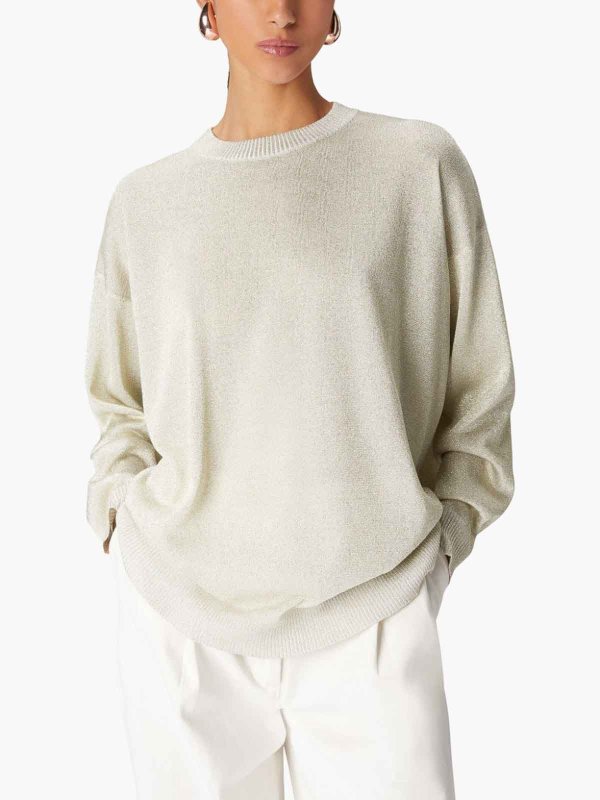 Metallic Knitted Jumper shop online: MISSONI
