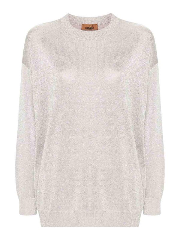 MISSONI: crew necks - Metallic Knit Jumper