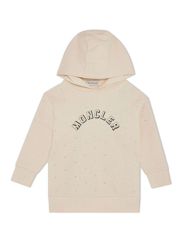 MONCLER JR: Sweatshirts & Pulls - Sweat-Shirts - Beige