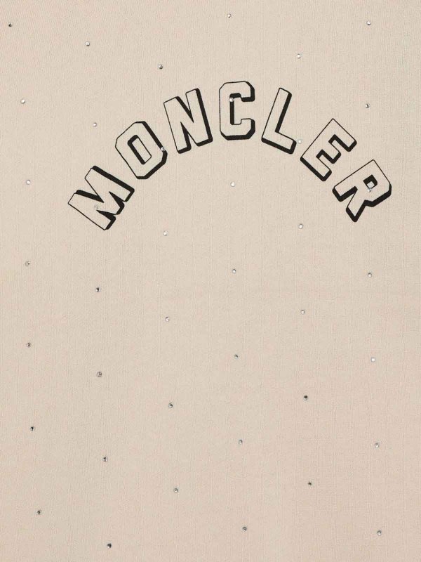 The Best Shops MONCLER JR: Sweatshirts & Pulls - Sweat-Shirts - Beige