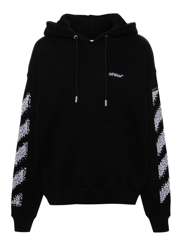 OFF-WHITE: スウェット＆セーター - スウェットシャツ/セーター - 黒