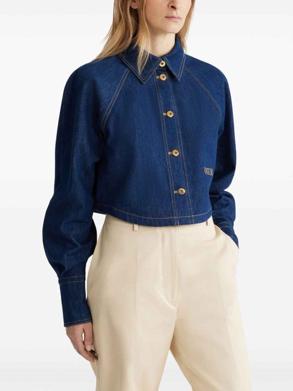 シャツ - デニム shop online: PATOU