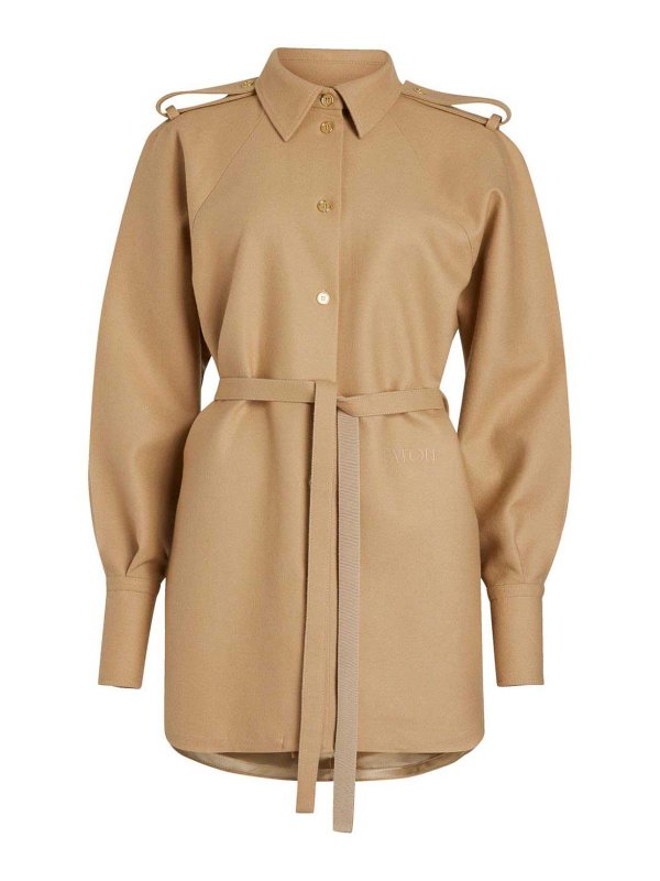 PATOU: short dresses - Mini Shirt Dress