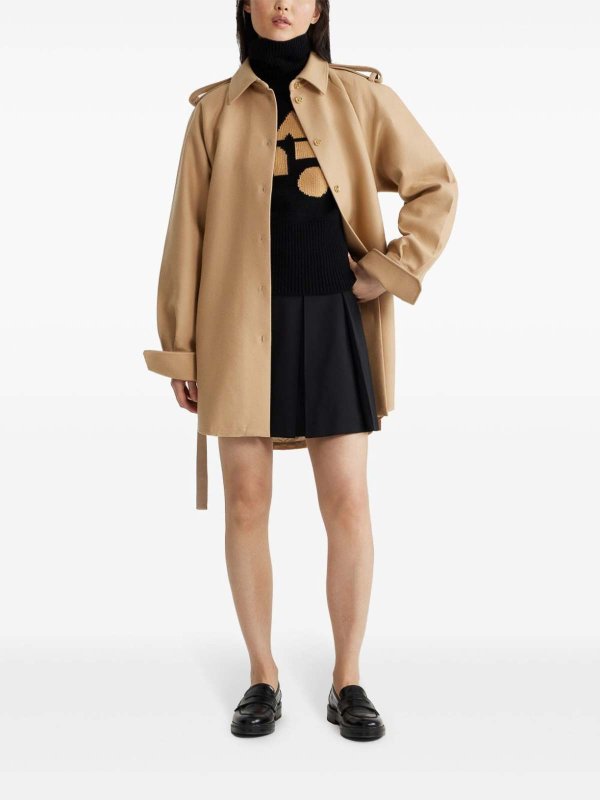 PATOU: short dresses online - Mini Shirt Dress