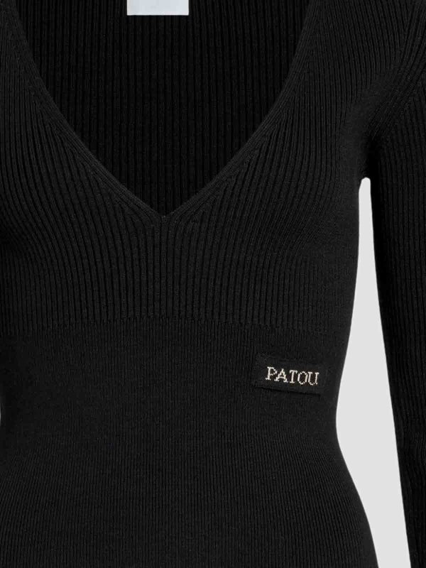 PATOU: クルーネック online - クルーネック - 黒