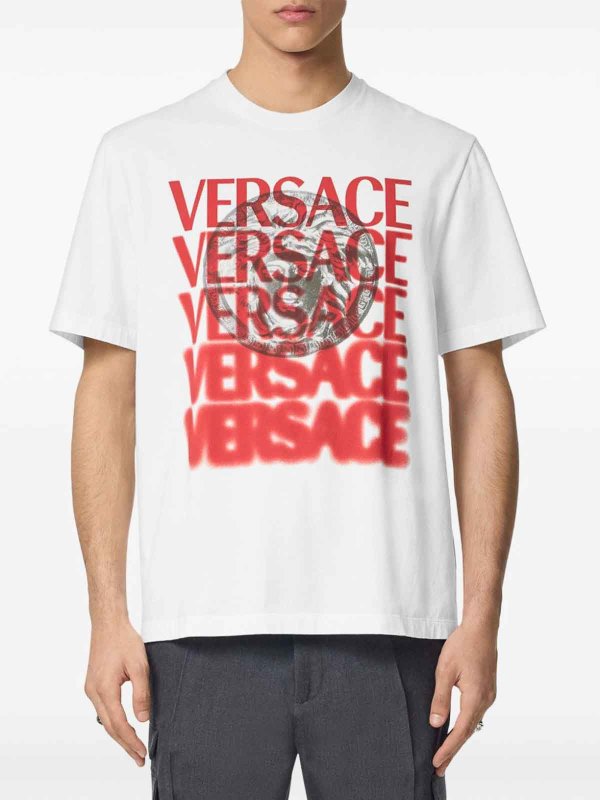 Camisa - Blanco shop online: VERSACE
