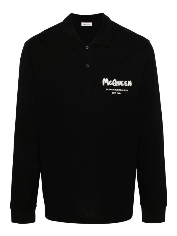 ALEXANDER MCQUEEN: Polos  - Polo - Noir