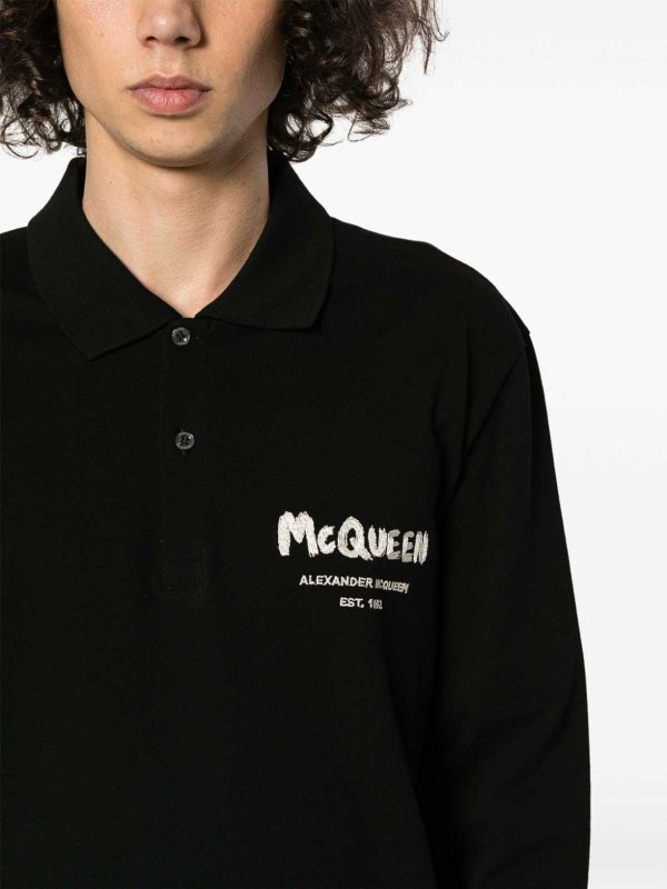 Polo - Noir shop online: ALEXANDER MCQUEEN