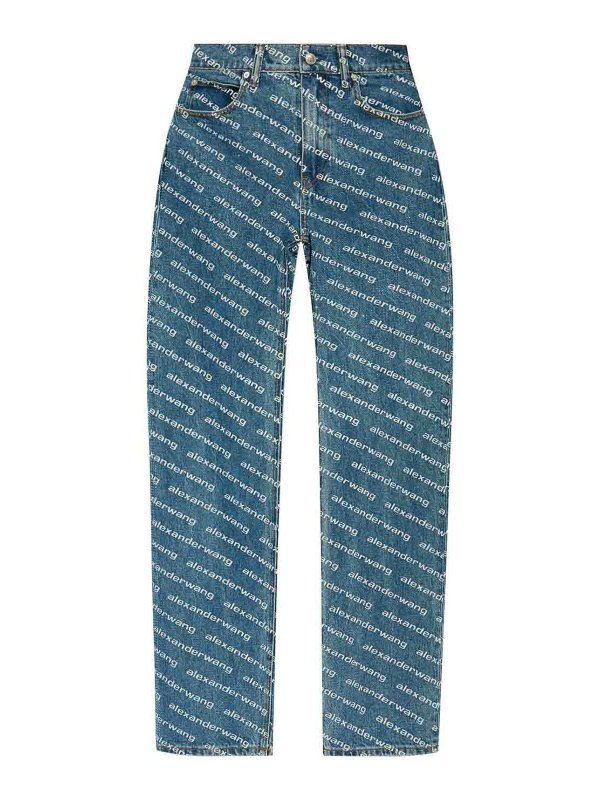 ALEXANDER WANG: ブーツカットジーンズ - ブーツカットジーンズ - ブルー