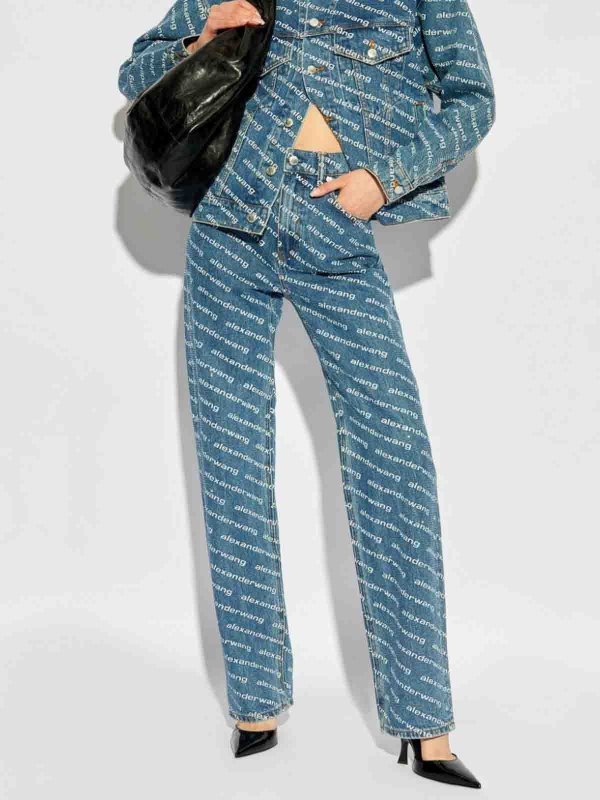 ALEXANDER WANG: ブーツカットジーンズ online - ブーツカットジーンズ - ブルー