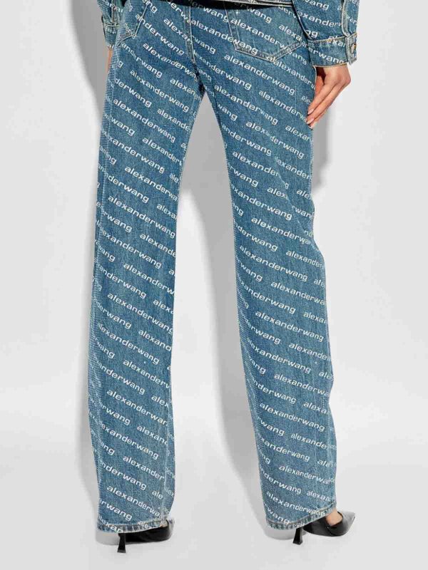 ブーツカットジーンズ - ブルー shop online: ALEXANDER WANG