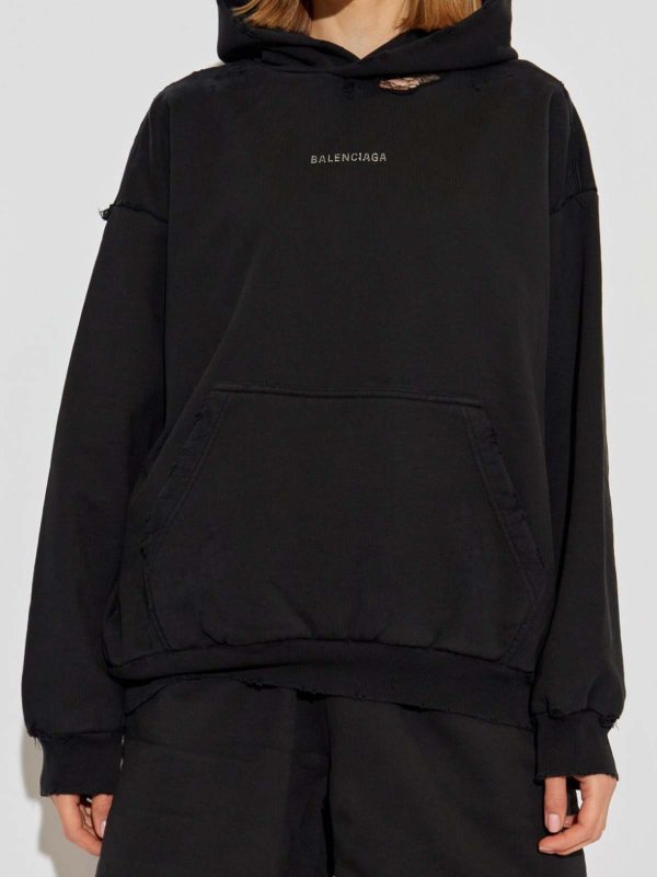 The Best Shops BALENCIAGA: スウェット＆セーター - スウェットシャツ/セーター - 黒