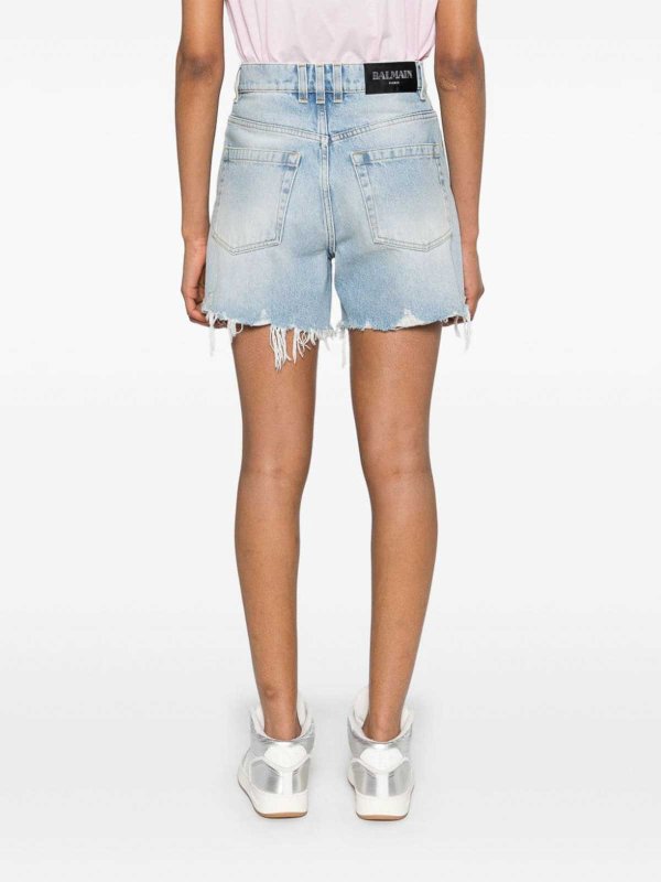Balmain: Shorts online - Short - Denim