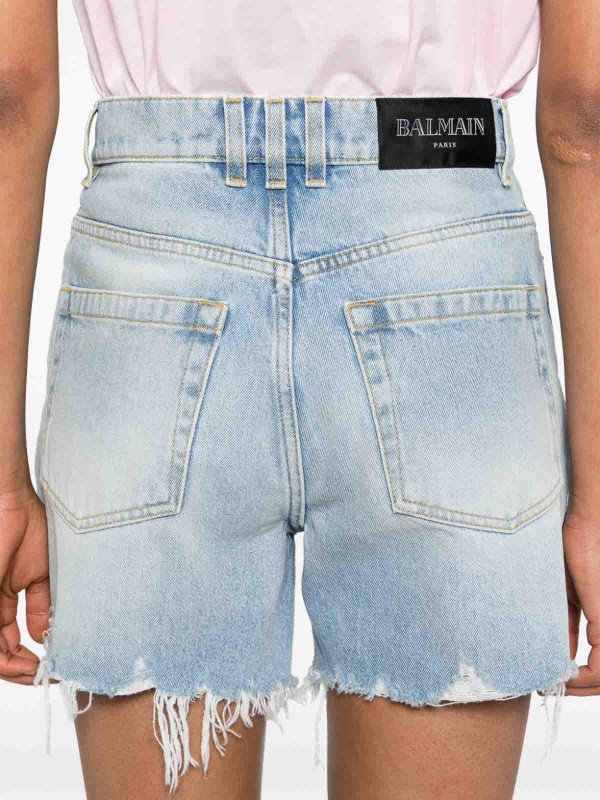 Short - Denim shop online: Balmain