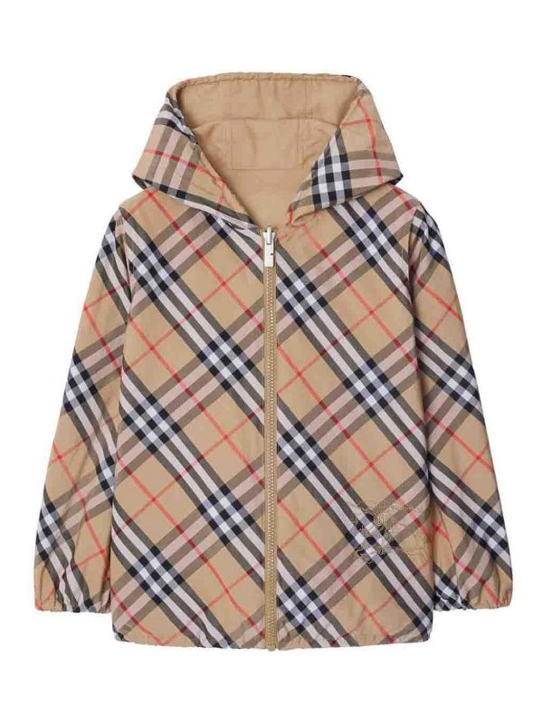 BURBERRY: casual jackets - Pattern Cotton Jacket