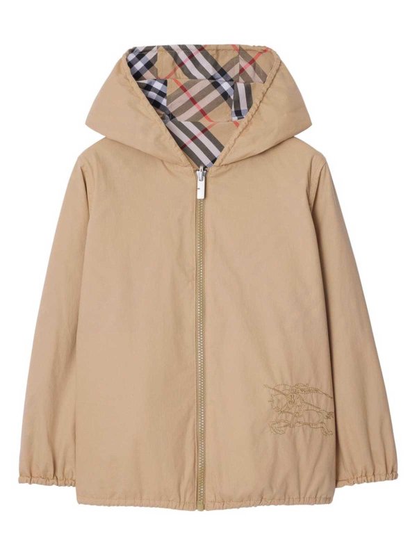 BURBERRY: casual jackets online - Pattern Cotton Jacket