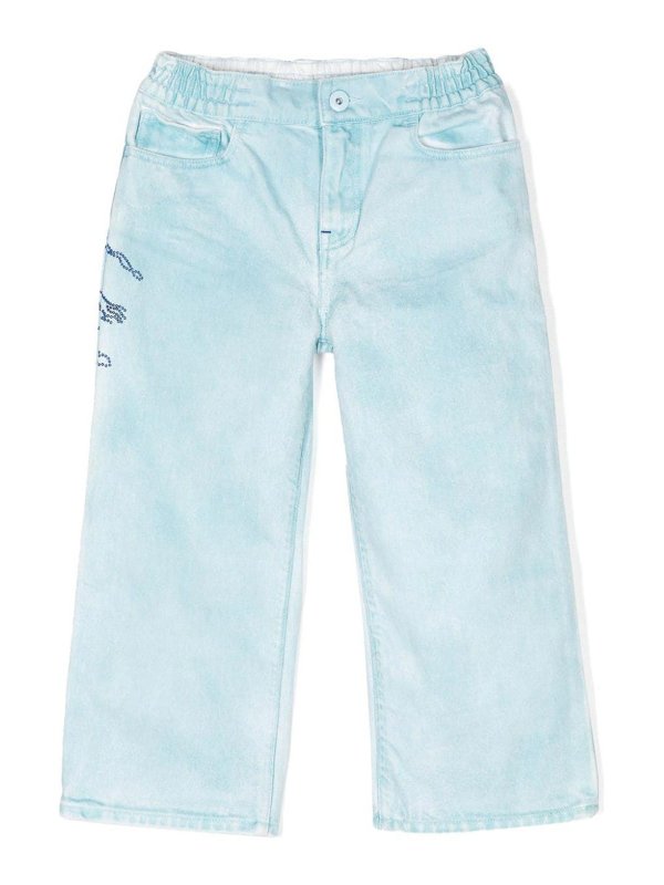 BURBERRY: straight leg jeans - Denim Trousers