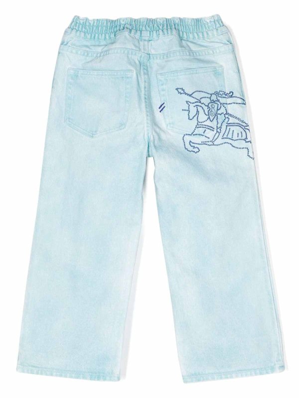 BURBERRY: straight leg jeans online - Denim Trousers