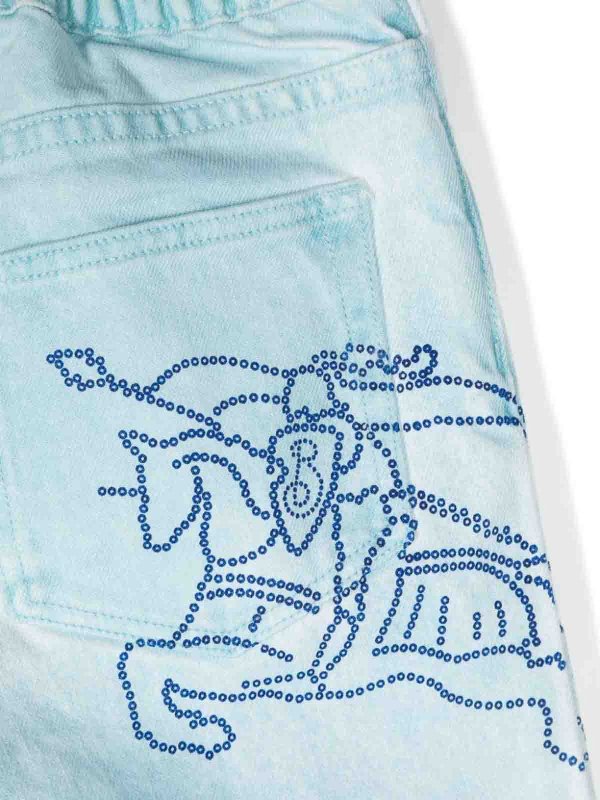 The Best Shops BURBERRY: straight leg jeans - Denim Trousers