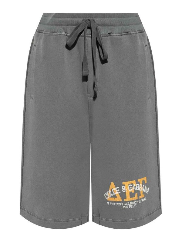 DOLCE & GABBANA: Shorts - Short - Gris