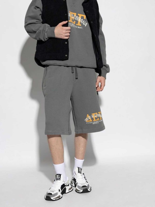 DOLCE & GABBANA: Shorts online - Short - Gris