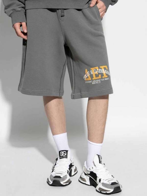 Short - Gris shop online: DOLCE & GABBANA