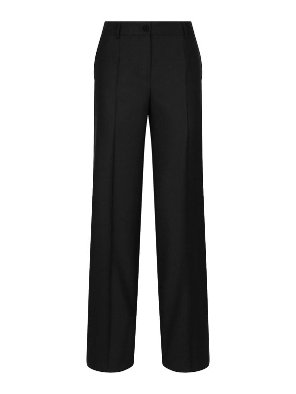 DOLCE & GABBANA: トラウザーショーツ - ショートパンツ - 黒