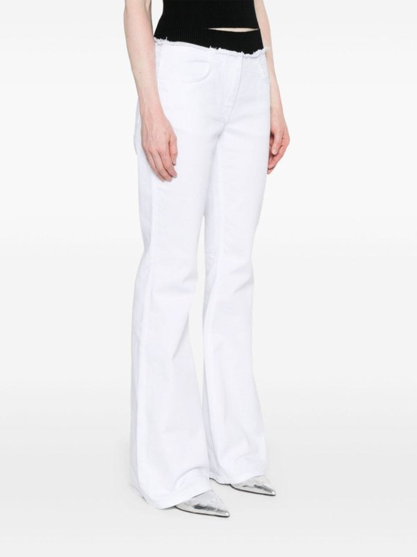 ブーツカットジーンズ - 白 shop online: GIVENCHY