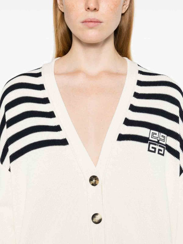 GIVENCHY: Cardigans online - Cardigan - Weiß