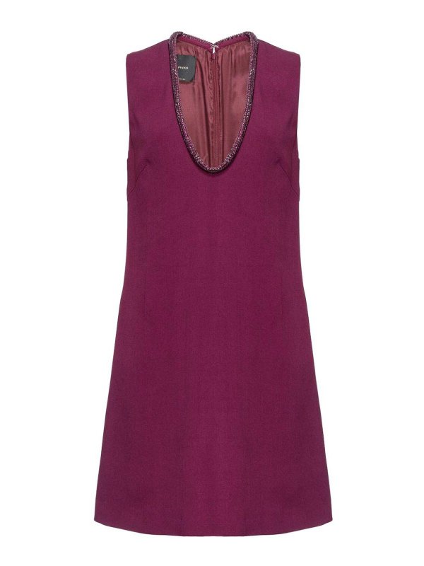 Pinko: short dresses - Trim Shift Minidress