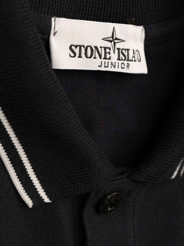 Polo - Azul shop online: Stone Island Junior